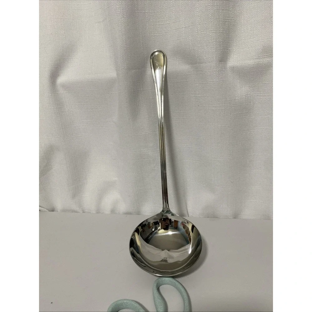 Acopa Edgeworth 18/8 Stainless Steel Heavy Duty 4oz Ladle Silver 12in